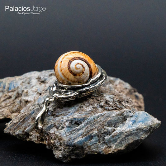 Caracol en plata crema