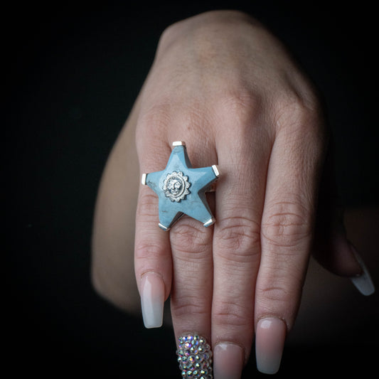 Anillo estrella de sol